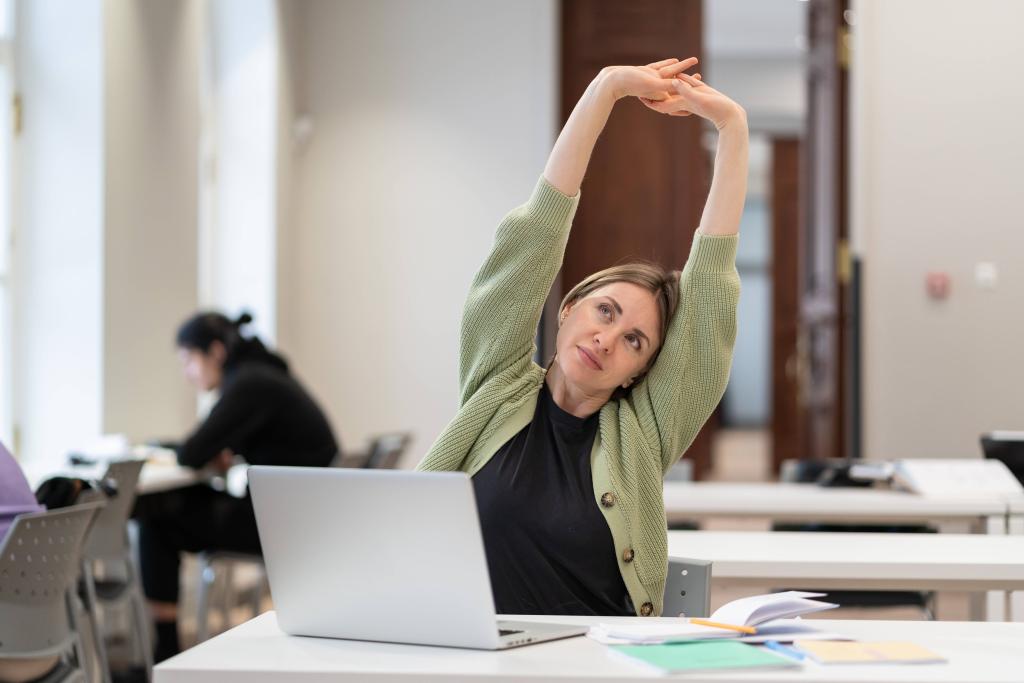Desk Stretches to Relieve Tension While You Work
